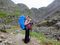 Heather Helzer and her son, Finch, 10 months, pause for a photo along the Chilkoot Trail in mid-August. (Courtesy Heather Helzer)